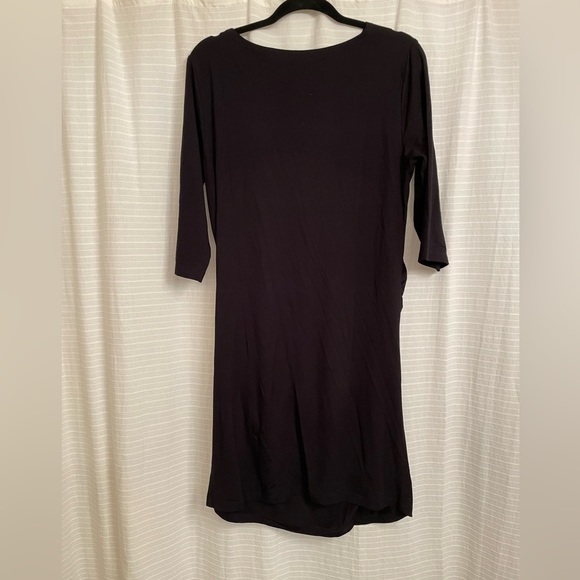 Seraphine Maternity Dress in Black - Picture 7 of 9